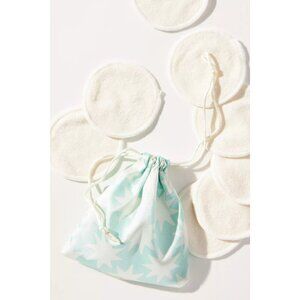 Pinch Provisions Reusable Face Rounds in Sea Glass Pouch NWT